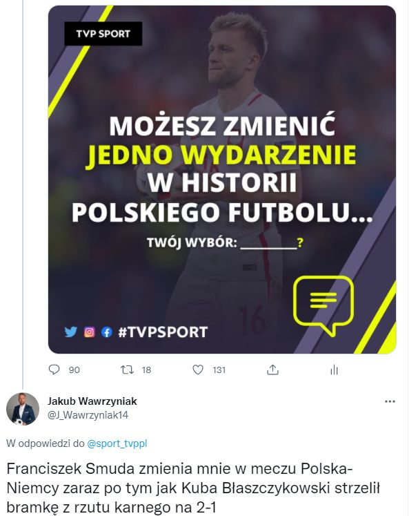 ODPOWIEDŹ Jakuba Wawrzyniaka na ZMIANĘ JEDNEGO WYDARZENIA W HISTORII PIŁKI NOŻNEJ :D